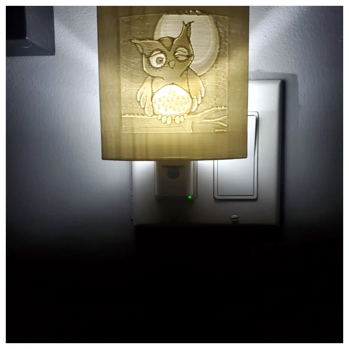 Winking Owl Night Bedroom Sleep Decorative Gift Sleeping Owl Projector Nighttime Decor