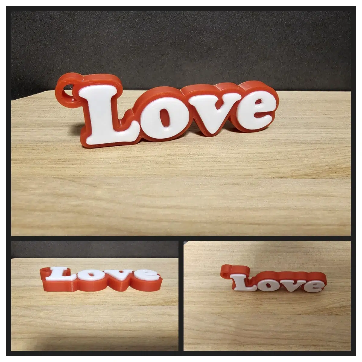 Love Keychain Romantic Gift Couple Memorial Key Chain Decoration Pendant Girlfriend Gift Couple Set
