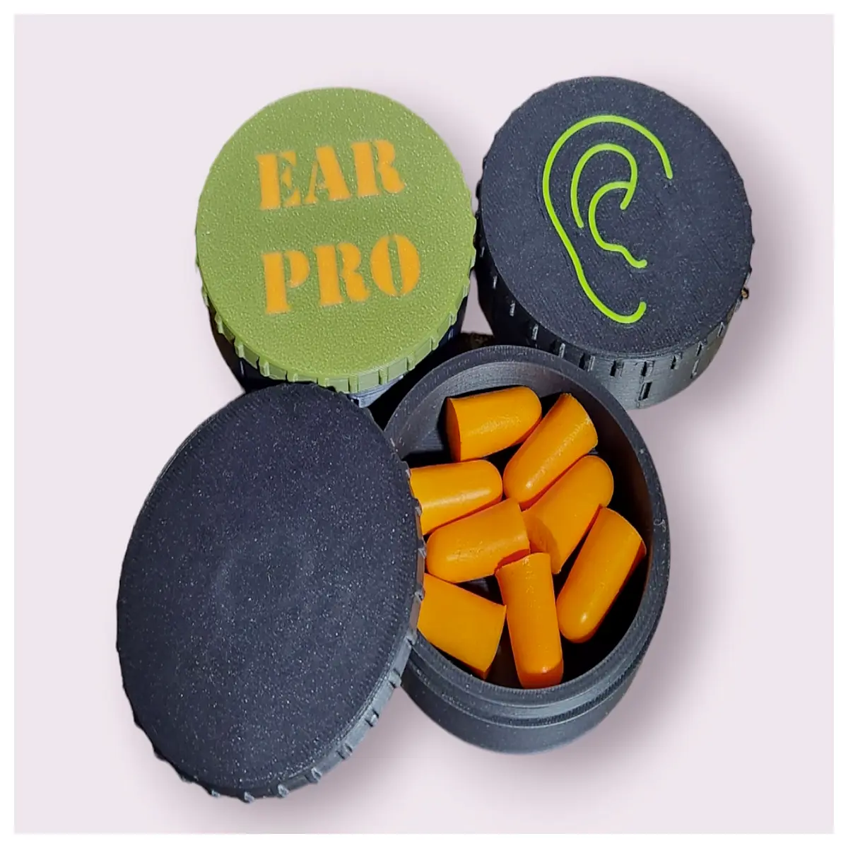 Earwax Removal Box Earplug Organizer Silicone Case Hearing Protection Storage Box Sleep Accessory Holder Container Mobile Phone Earbuds Case