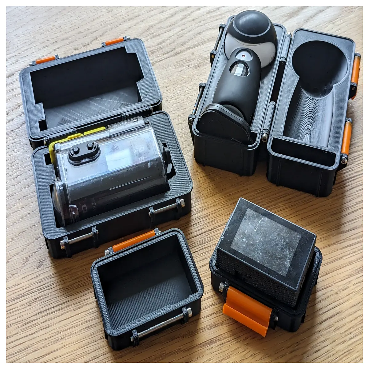 rugged waterproof case for action camera shockproof protective housing with mount