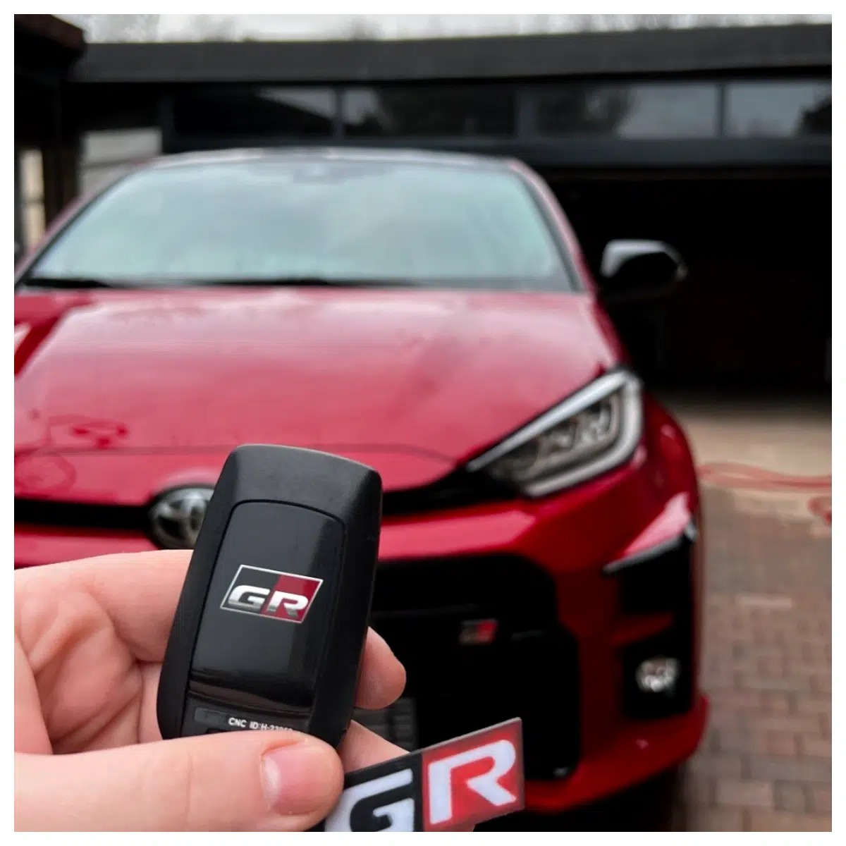 GR Key Chain Car Keyring Auto Accessories Key Holder Car Parts Replacement