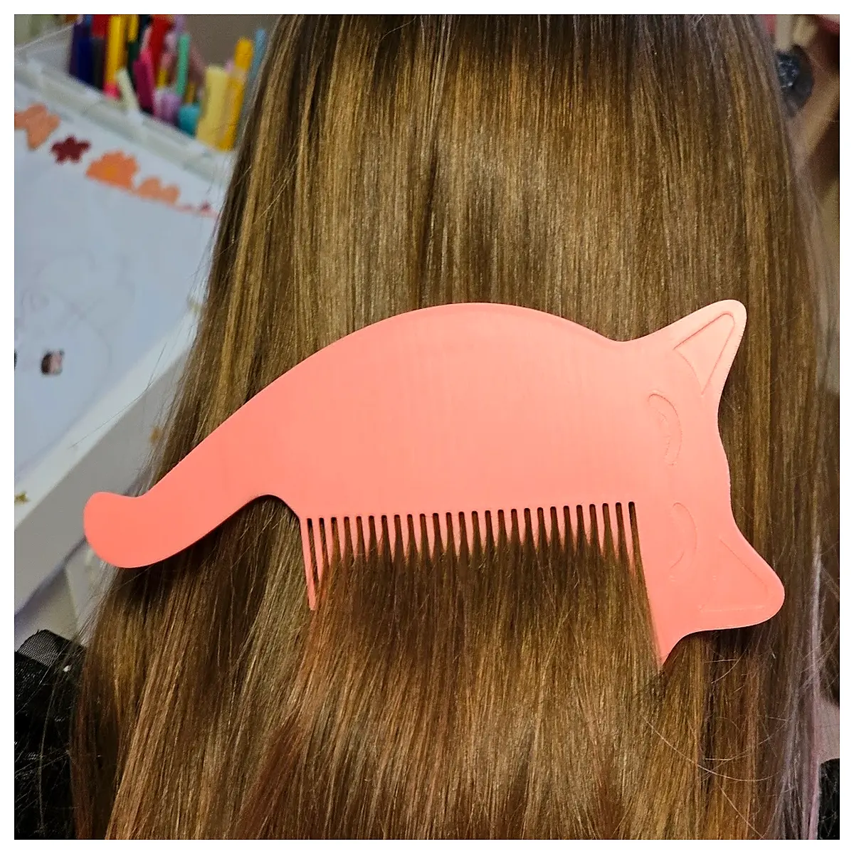 Cat Shaped Brush Grooming Brush for Cats Pet Hair Removal Brush Fur Comb Cat Hair Brush Accessories