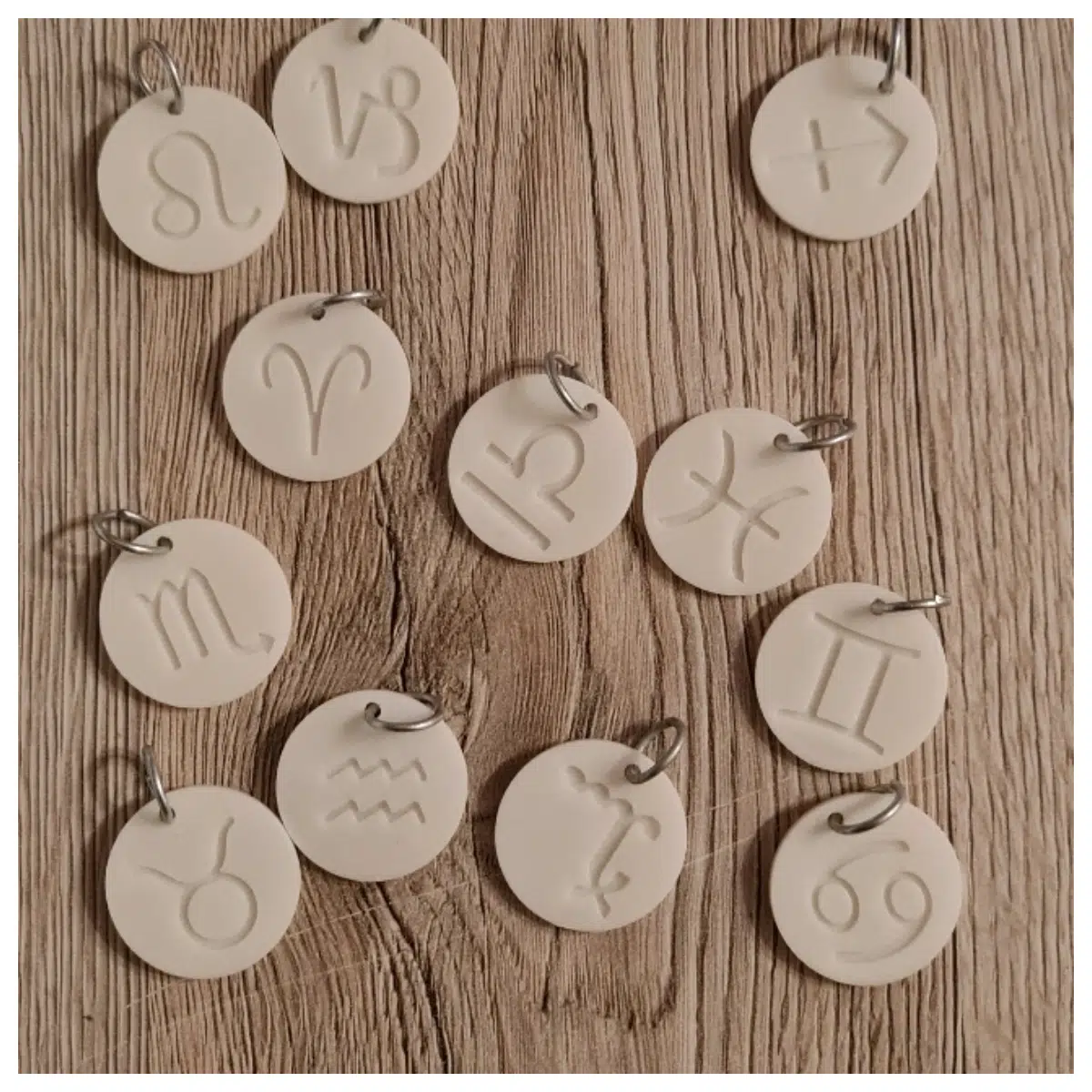 Scorpio Zodiac Keychain Love Lucky Charm Pendant Gift Star Decoration