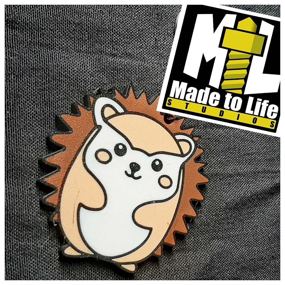 Cute Hedgehog Charm Keychain Animal Hanging Decoration ful Fun Accessory Hedgehog Parts Keychain Accessories