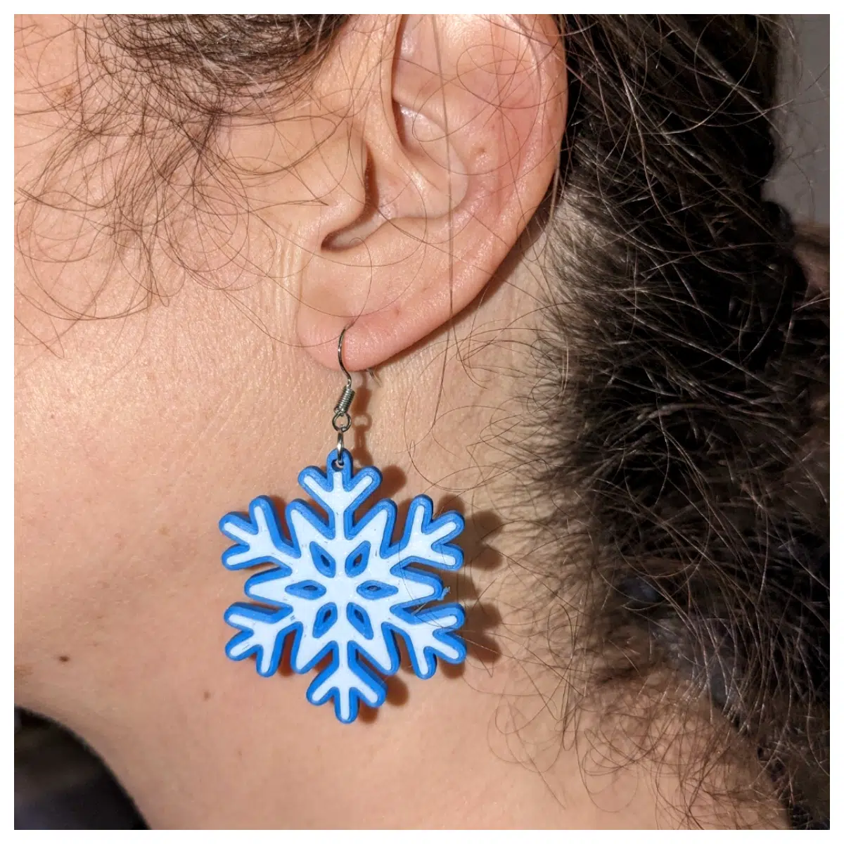 Snowdrop Earrings Women s Style Snowflake Earring Simulation Snow Flake Ear Clips Lightweight Romantic Elegant Accessories Winter New