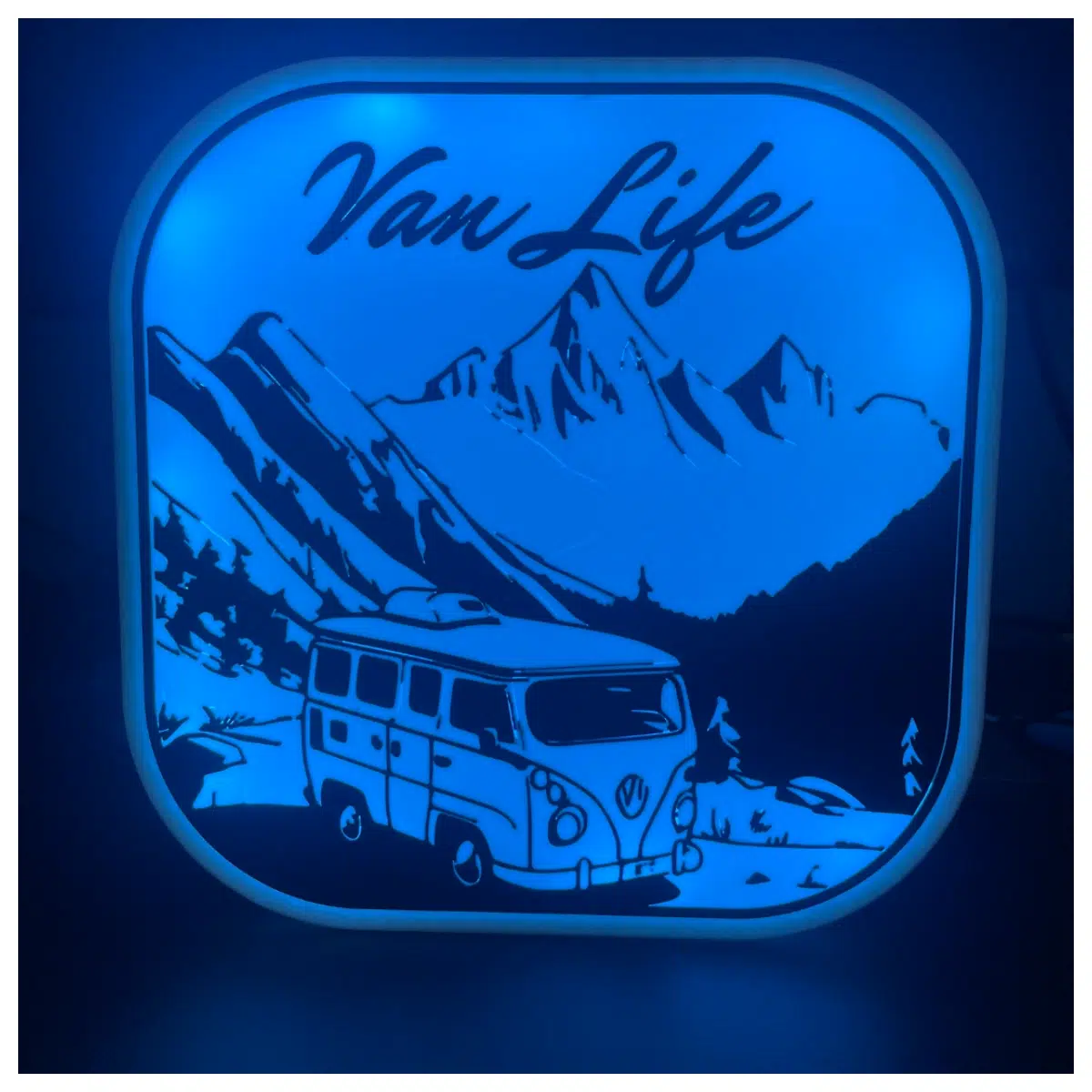 RV Living Sign Camping Outdoor Lighting Mobile Caravan Accessory Tent Vehicle Lighting RV Signage