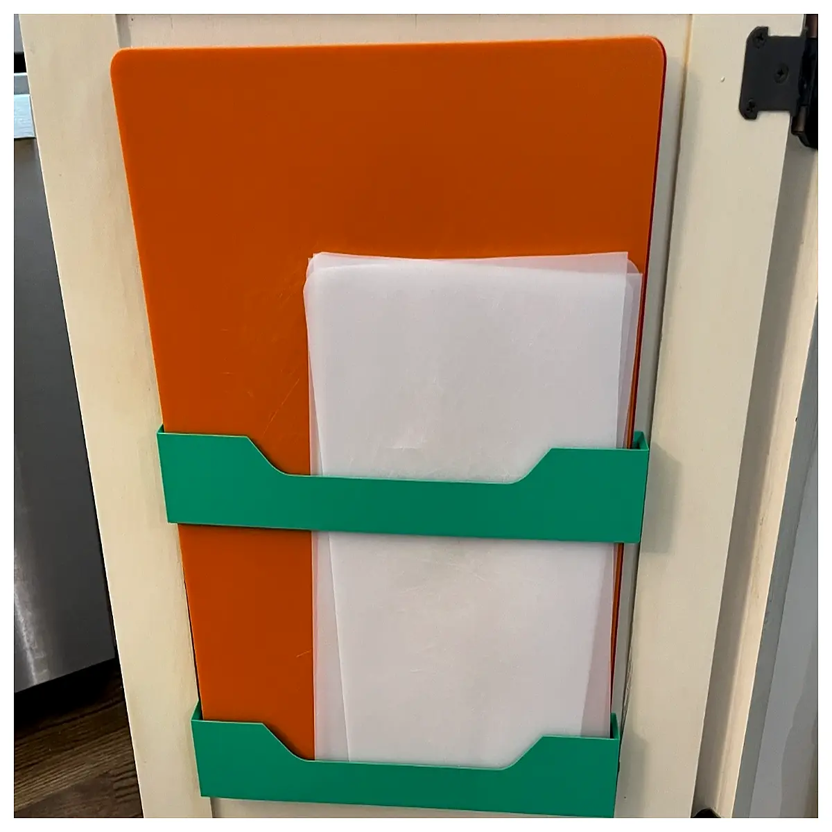 kitchen cutting board holder rack organizer for countertop storage