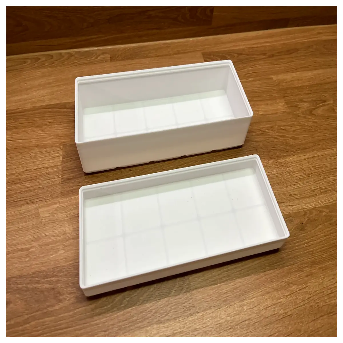 Gridfinity 12mm Wall Dividers Trash Bins 5x2x1 5x2x2 Storage Boxes Desk Organizer Wastebasket Accessories