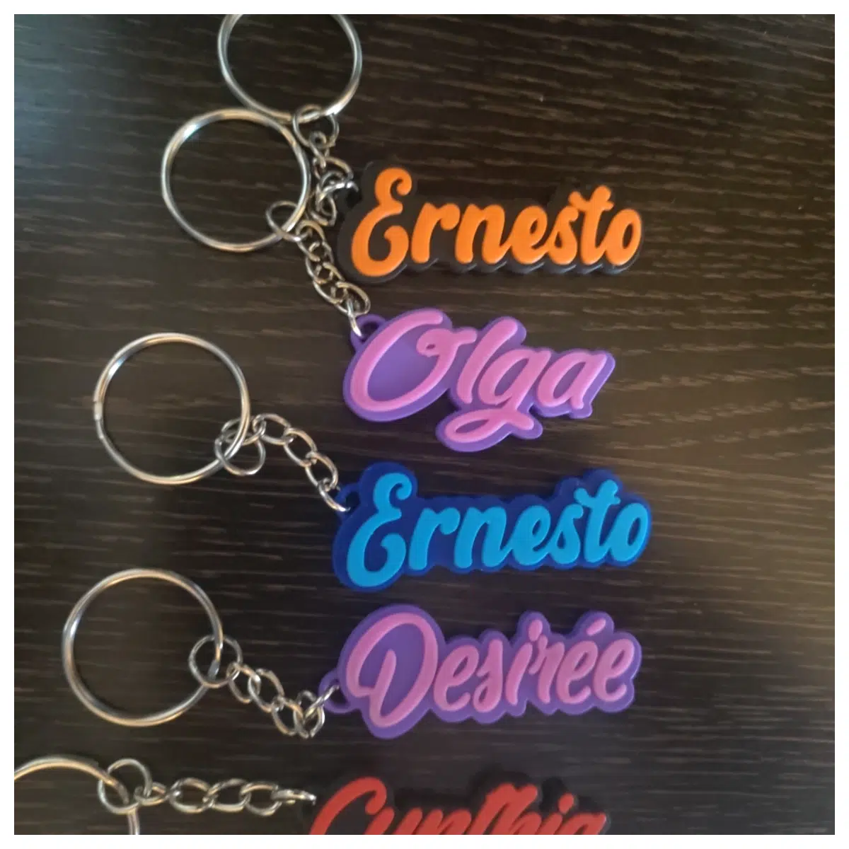Olga Desire Keychains Car Decoration Hanging Auto Accessory Interior Ornament Keychain Add on
