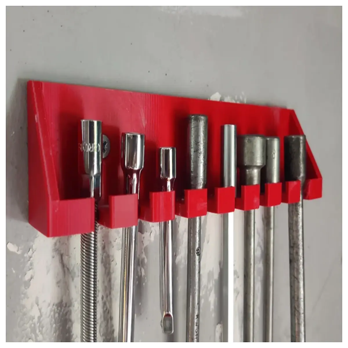 magnetic socket holder organizer rack for drill bit storage toolbox accessory