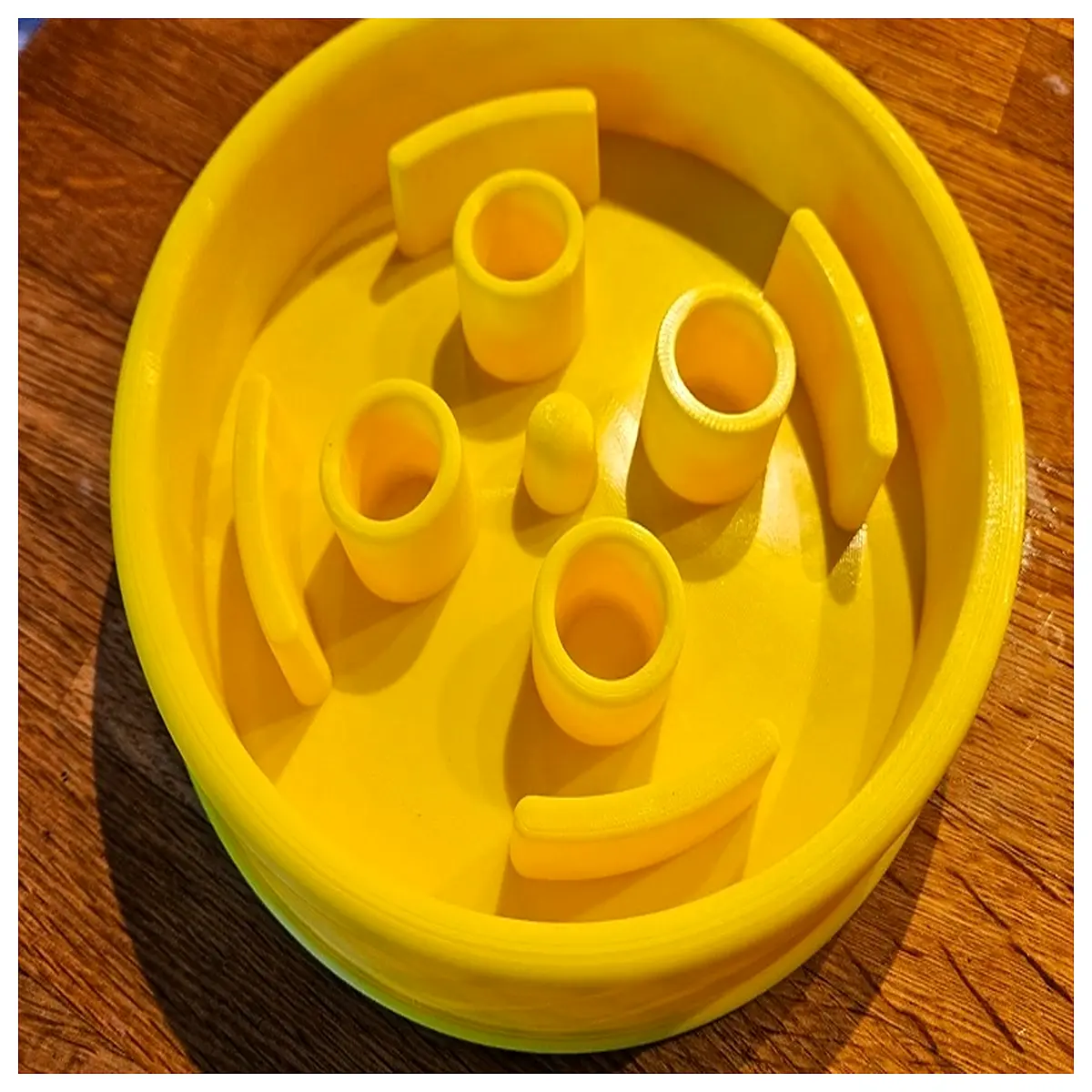 slow feeder dog bowl anti gulp non slip silicone large capacity duty pet feeding dish for aggressive eaters