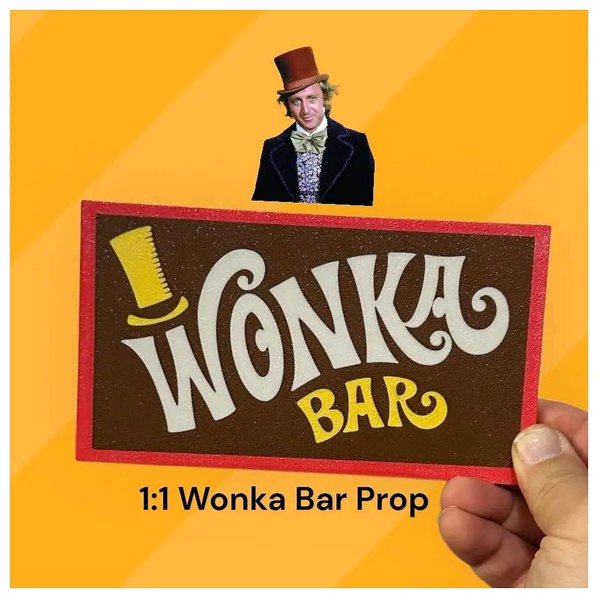 Willy Wonka Chocolate Bar Candy Bar Treat Sweet Snack Chocolate Gift Box