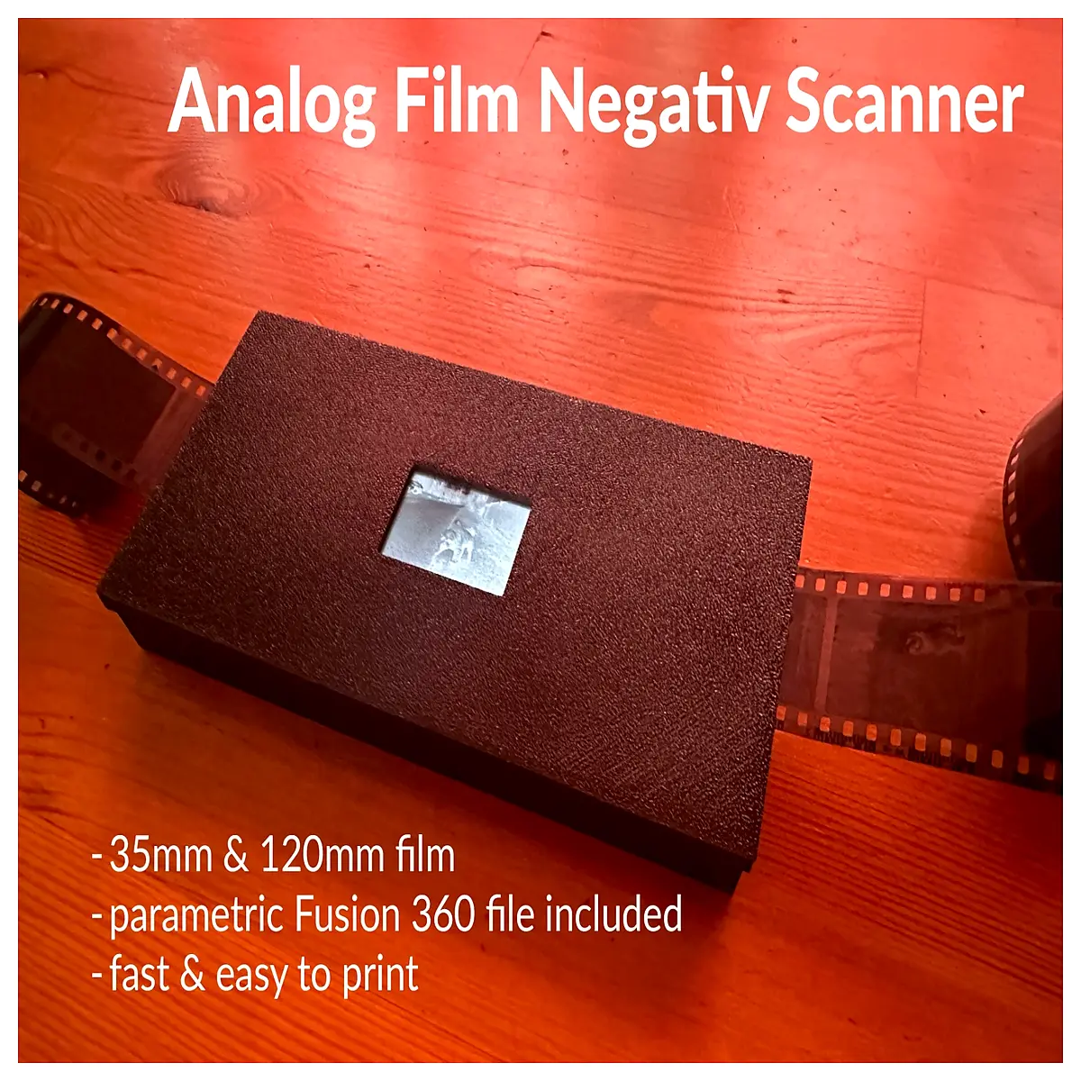 35mm 120mm Film Negative Scanning Box Simulation Scanner Film Processing Lab Accessories Photography Equipment