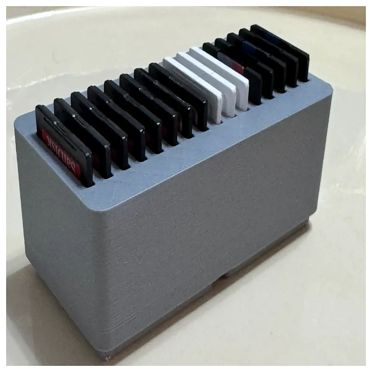 SD Card Case 2x1 Organizer Card Holder Storage Box Digital Accessory Cards Electronics Parts