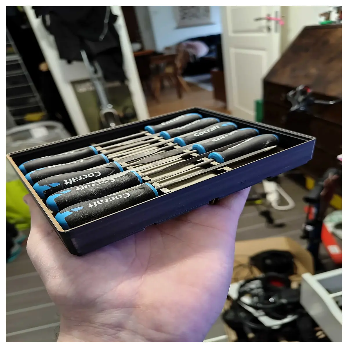 Gridfinity Needle File Organizer Desk Storage System Desktop Accessories Pin Tray Filing Solutions Parts Holder