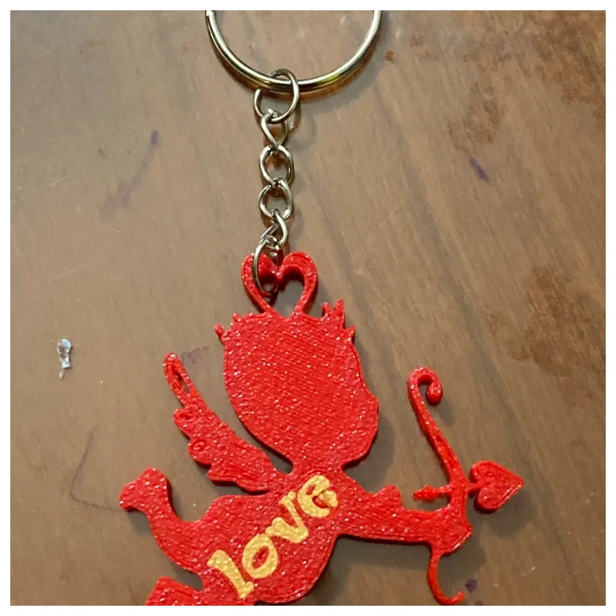 cute cupid keychain for keys romantic pendant bag charm valentine s day girlfriend love symbol accessory
