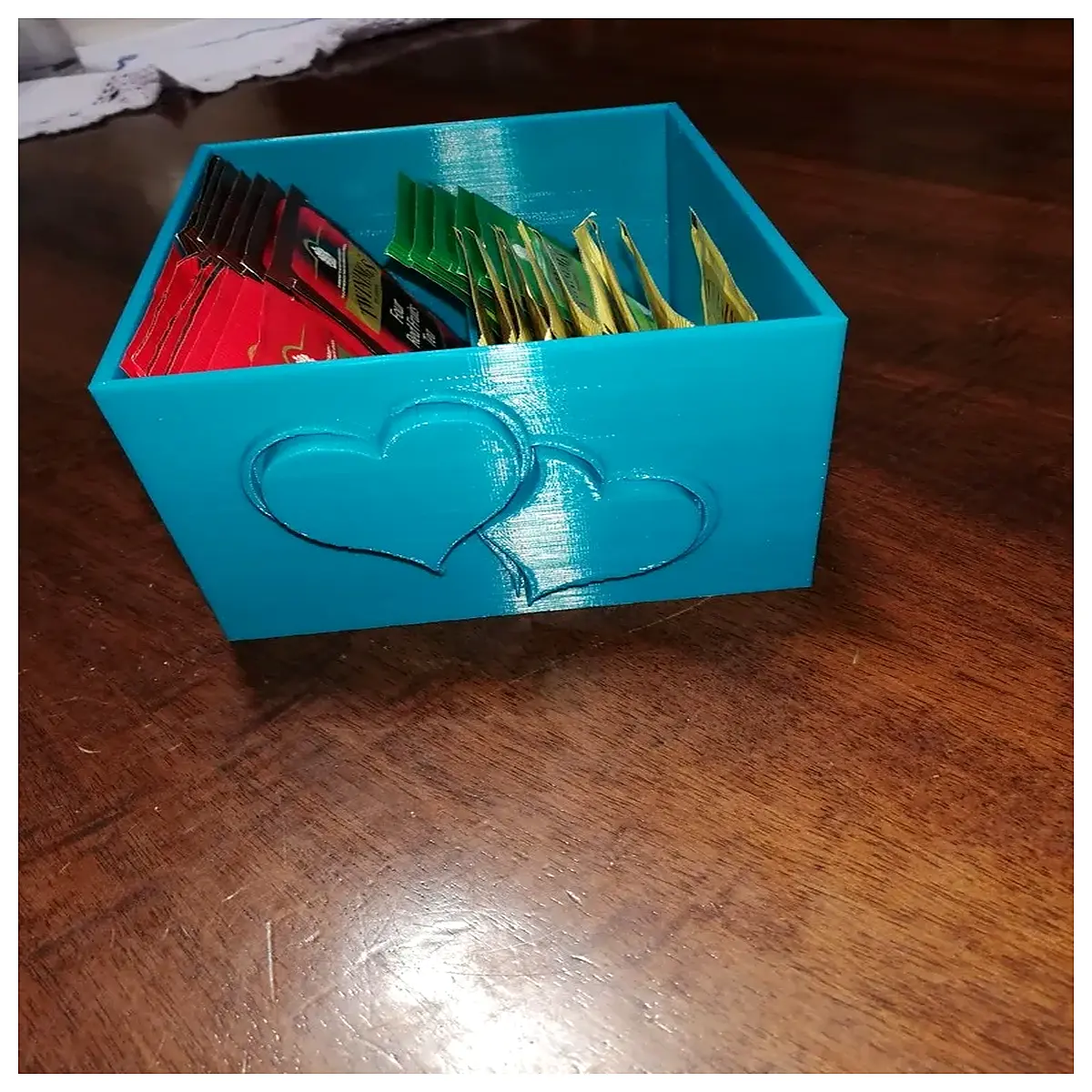 wooden tea storage box with glass window for loose leaf vintage tin caddy organizer