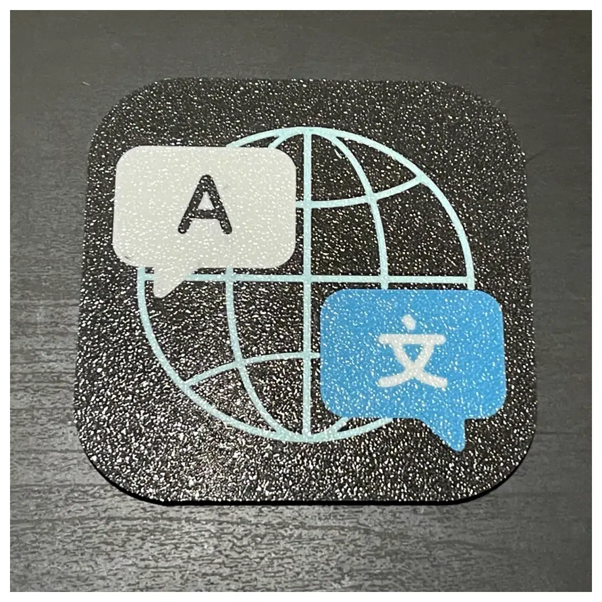 Translation App Coasters Phone Desktop Decoration Language Learning Accessories Gift Ideas Desktop Ornament Translation Tool Parts