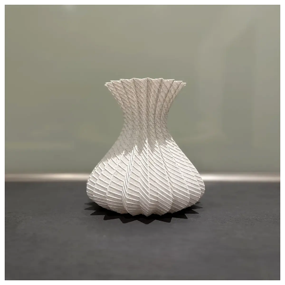 striped wavy vase modern ceramic home decor table centerpiece
