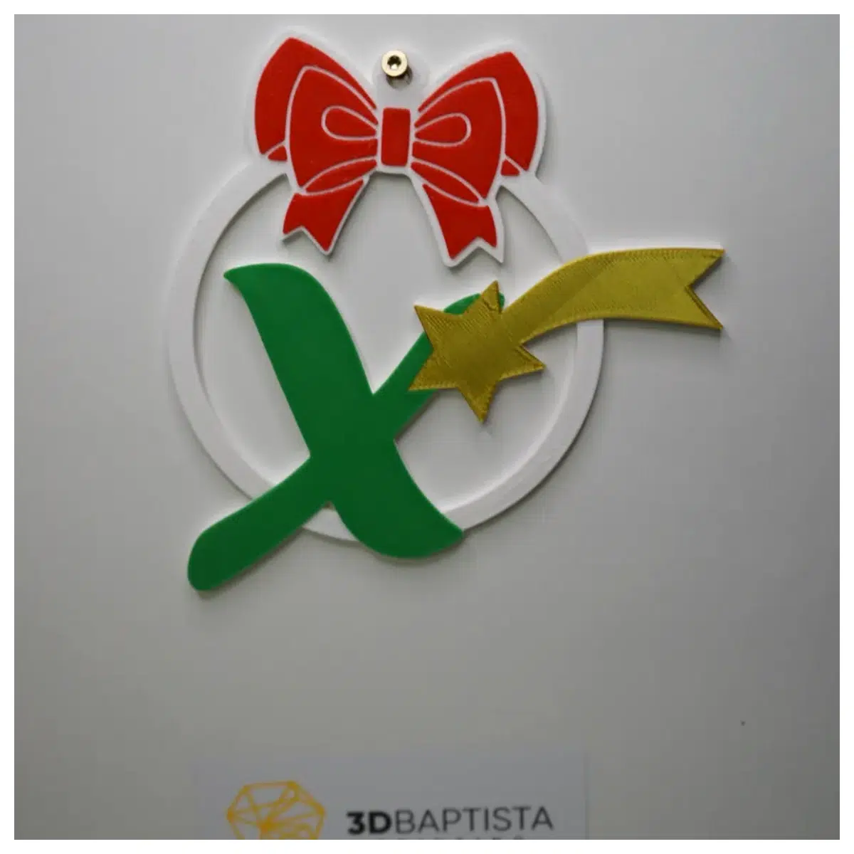 X Shaped Christmas Ornament Festive Ball Decoration for Christmas Tree Holiday Gift Xmas Decor Accessory