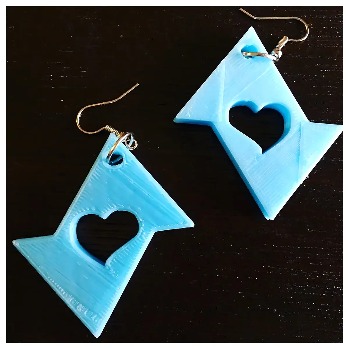 Triangle Earrings Romantic Love Jewelry Women s Dangle Earrings Elegant Fashion Accessories