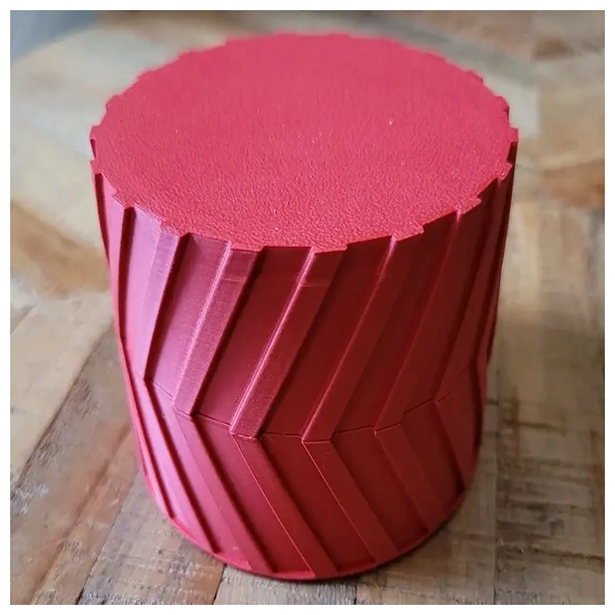 embossed screw jar storage container with lid for hardware organization
