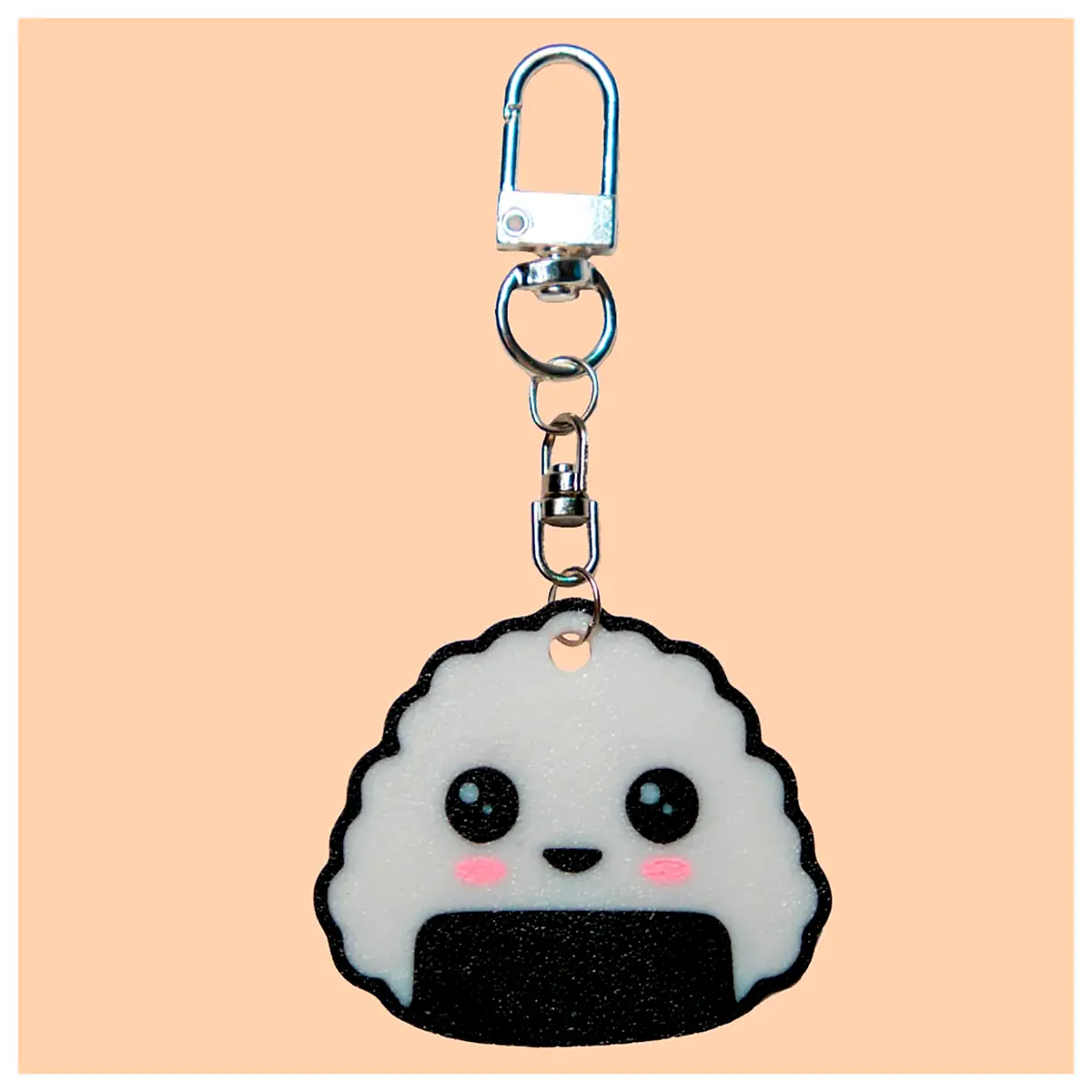 Rice Ball Sushi Keychain Cute Mini Sushi Chain Food Decoration Sushi Lovers Collectible Charm