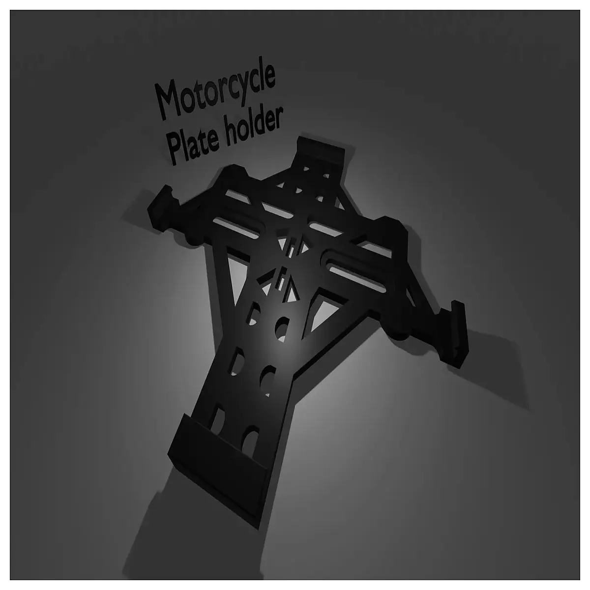 Low Profile Motorcycle License Plate Holder Motorcycle License Plate Bracket Motorcycle Display Holder License Plate Mount Accessory Motorcycle Plate