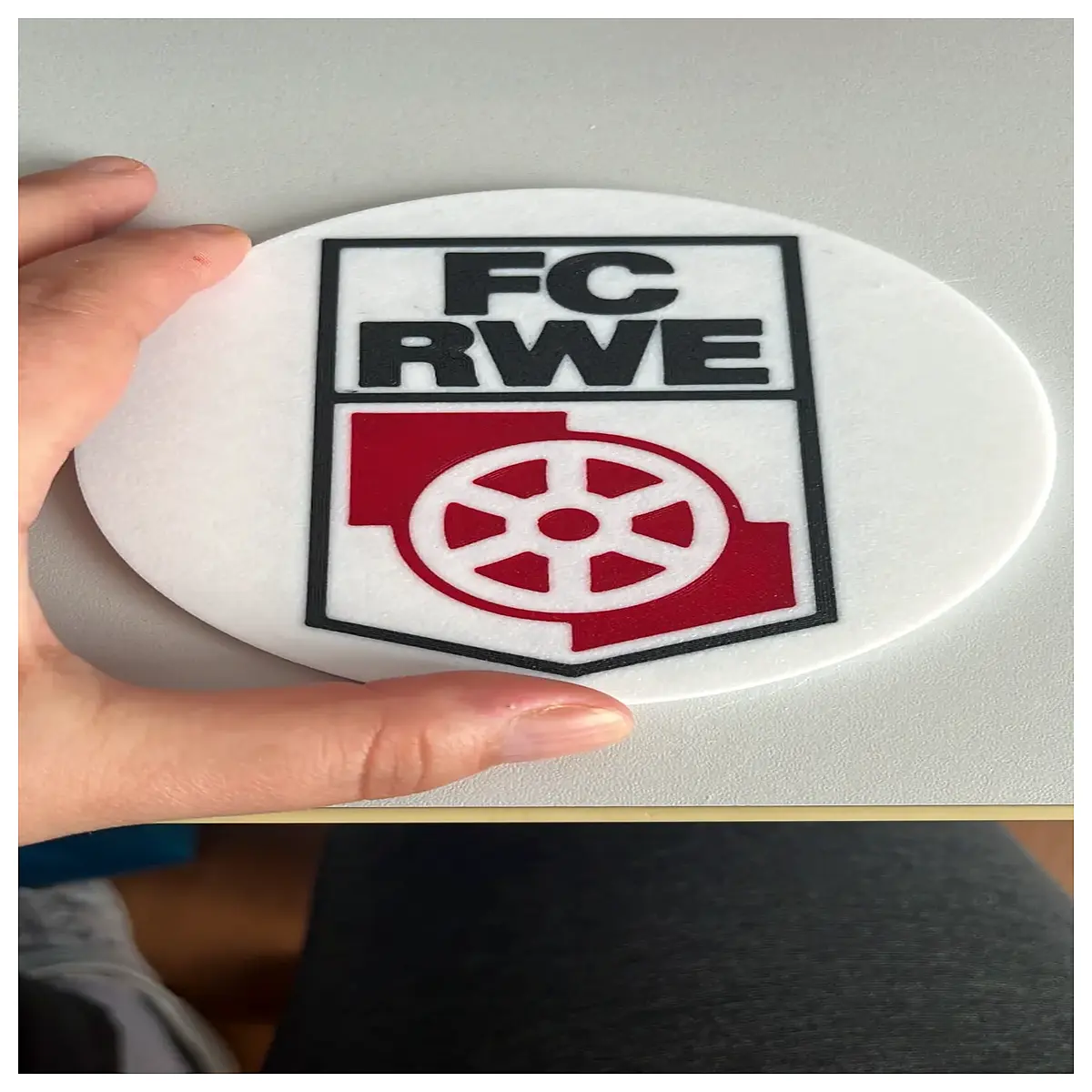 Rot Weiss Erfurt Coasters Ceramic Coffee Mats Table Decor Tea Pads Table Home Living