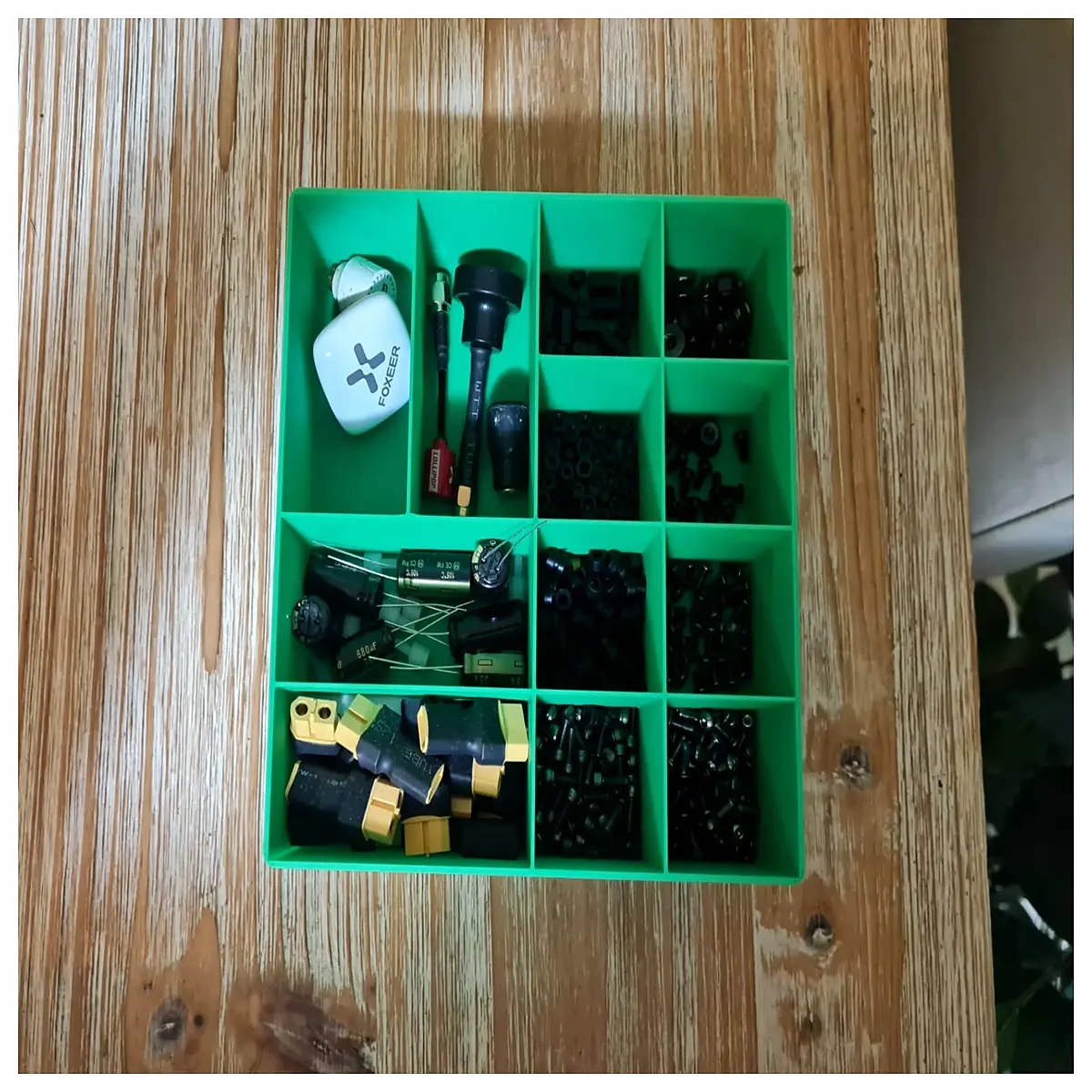 green screwdriver holder wall mount organizer rack storage for tools workshop garage