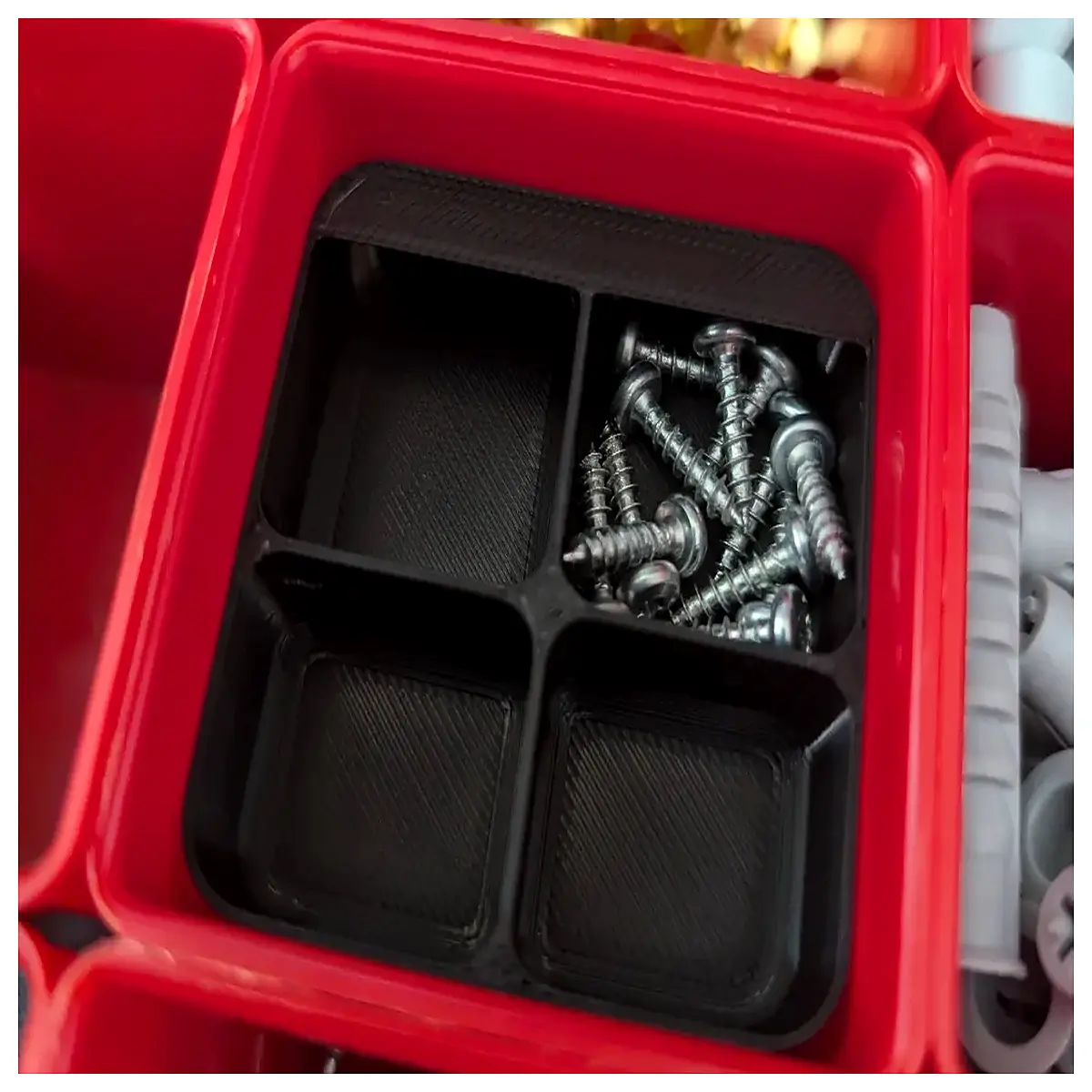 sortimo 15mm quarter insert plug for van shelving system aluminum profile accessories