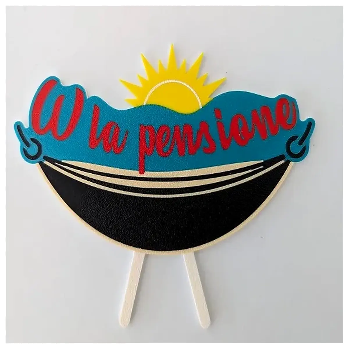 Retirement Cake Decorations Cake Birthday Decor Party Supplies Senior Celebration Cake Accessories Set