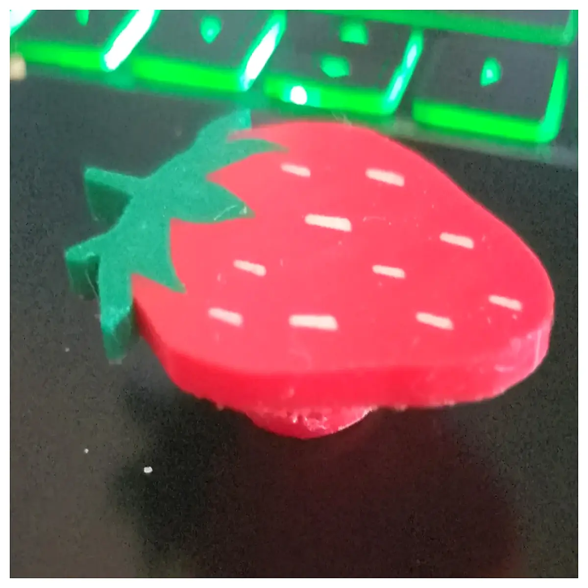 Strawberry Ornament Decoration Party Decor Festive Accessory Creative Display Fun Hanging Charm Home Decor Gift Idea