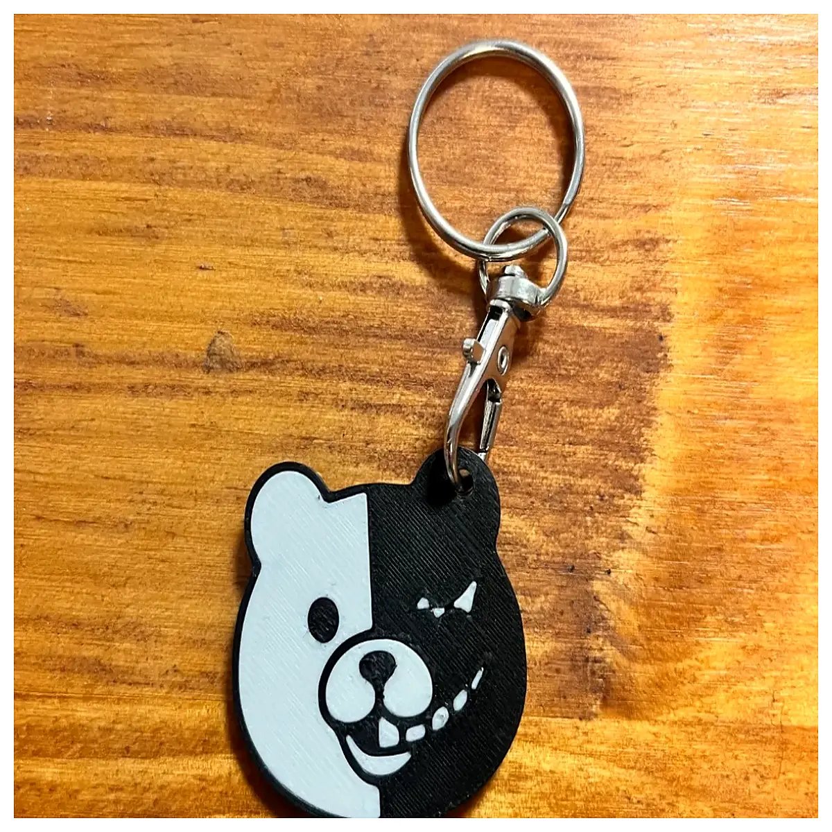 Cute Two Headed Bear Keychain Adorable Cartoon Animal Pendant Student Gift Birthday Surprise Keyring Decoration Accessory