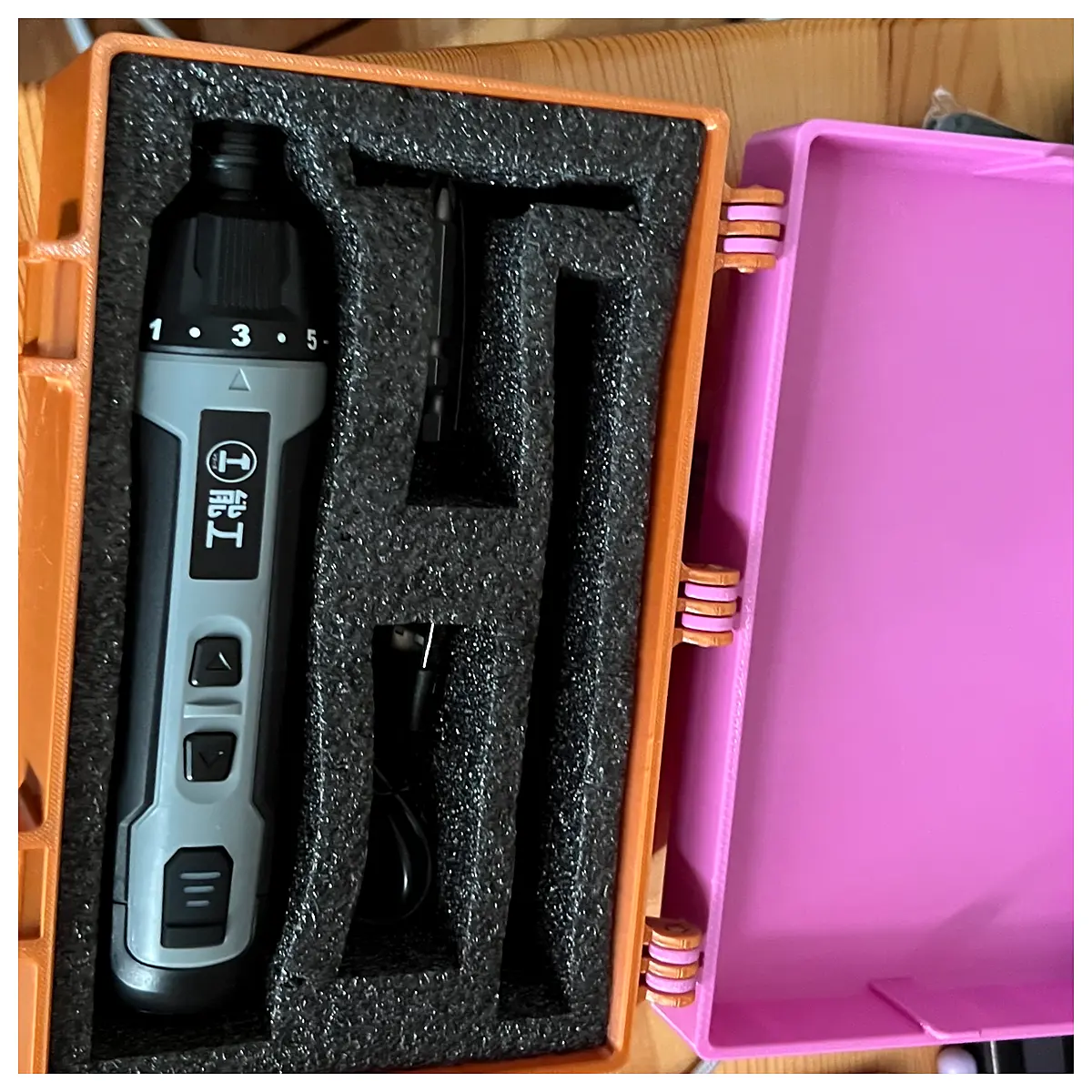 electric screwdriver storage box magnetic organizer tool caddy for drill bits and accessories