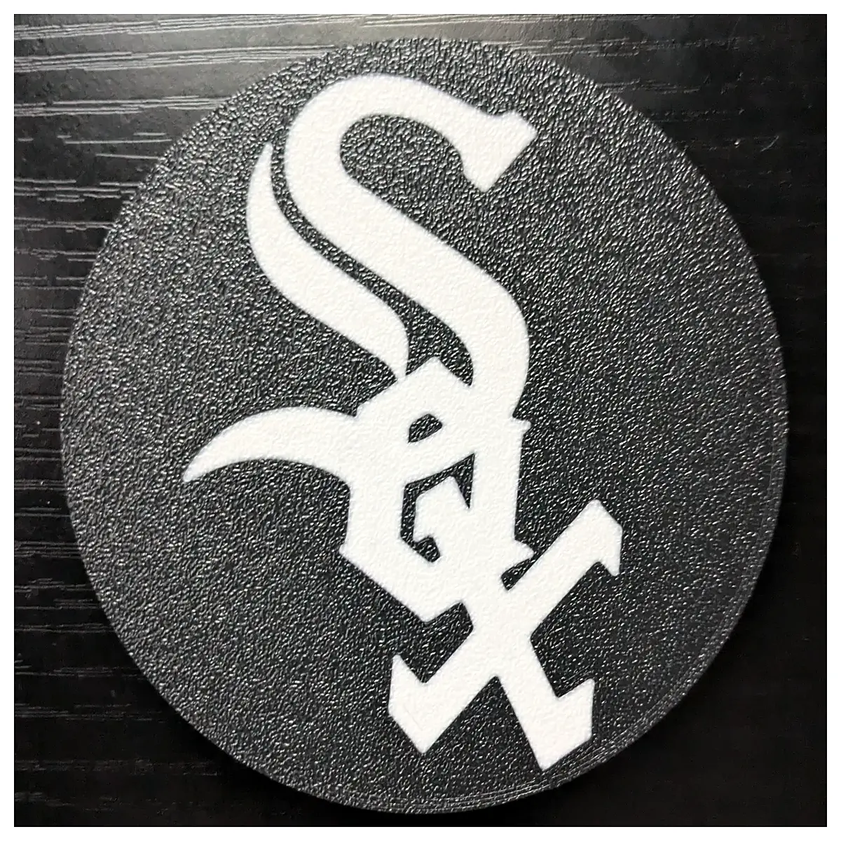 White Sox Coasters Baseball Theme Drink Mats Souvenir Collectible Home Decor Cup Protection
