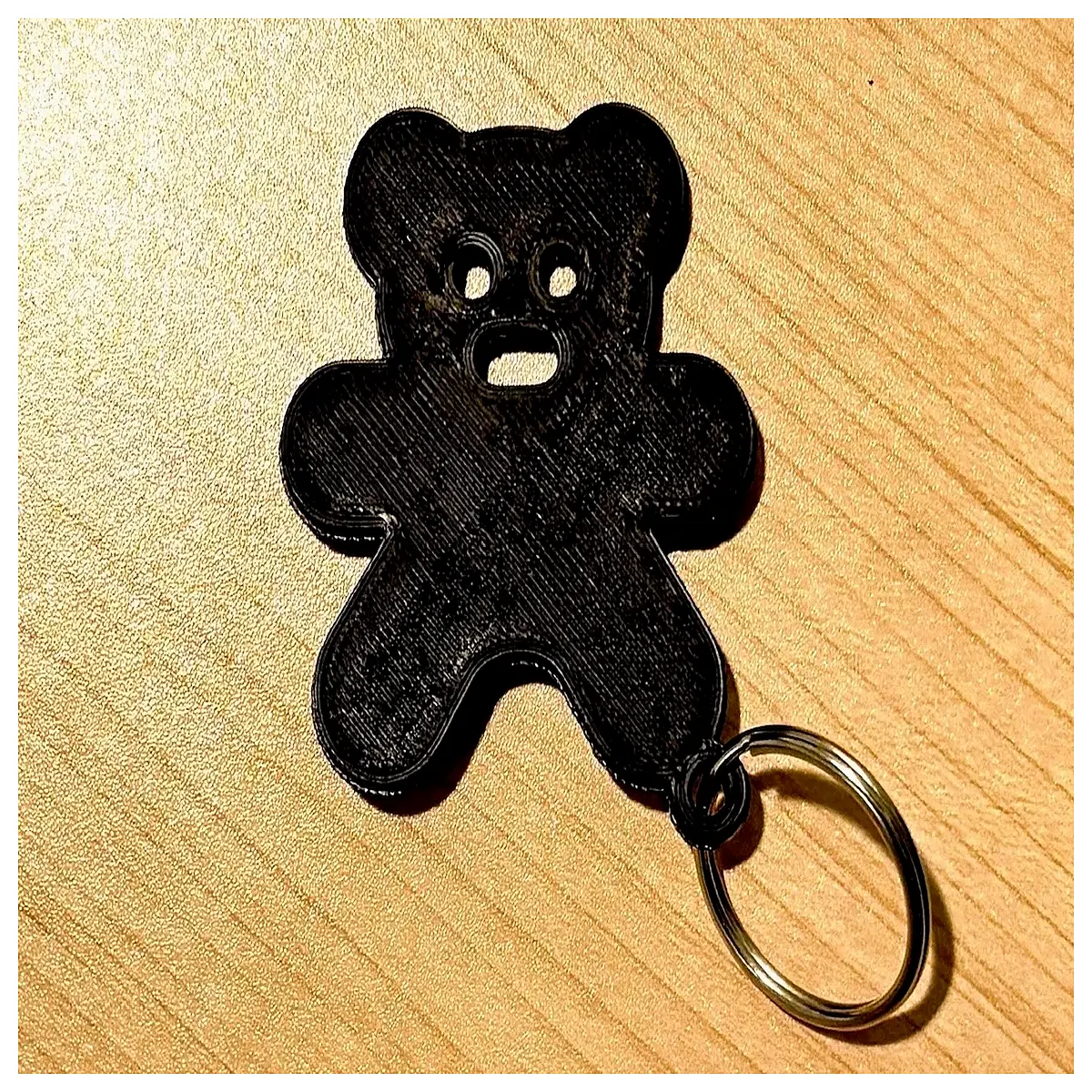 Cute Jelly Bear Keychain Candy Bear Charm Candy Toy Kids Gift Fun Decoration Jelly Bear Accessory