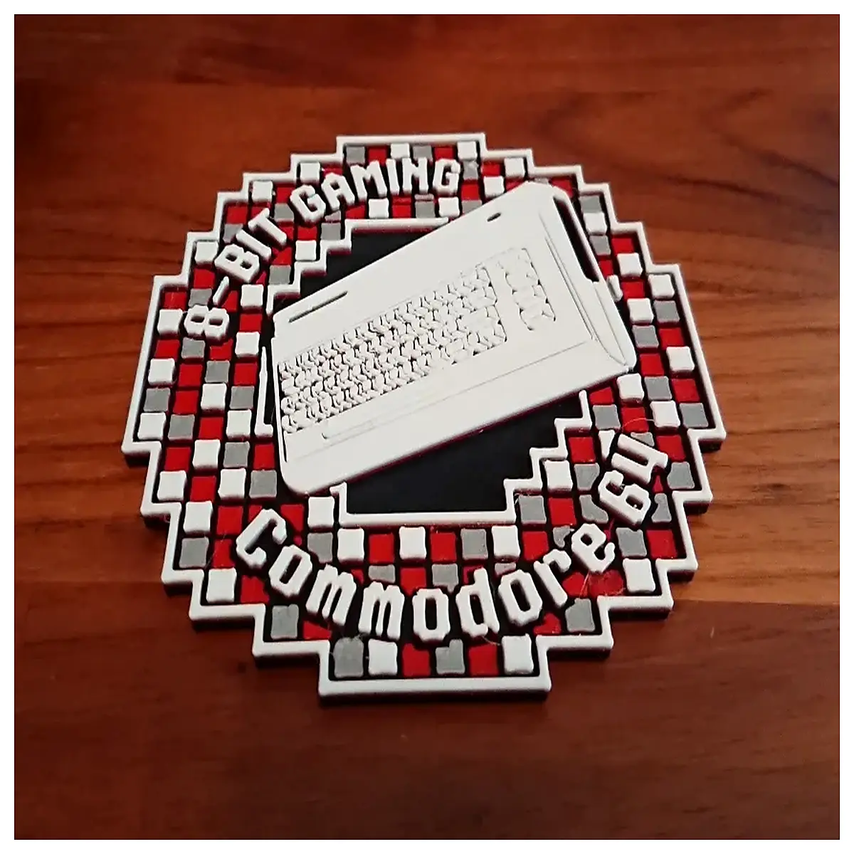 8 Bit Retro Game Coasters Commodore 64 Gaming Collectibles Desktop Decor Gamer Gift