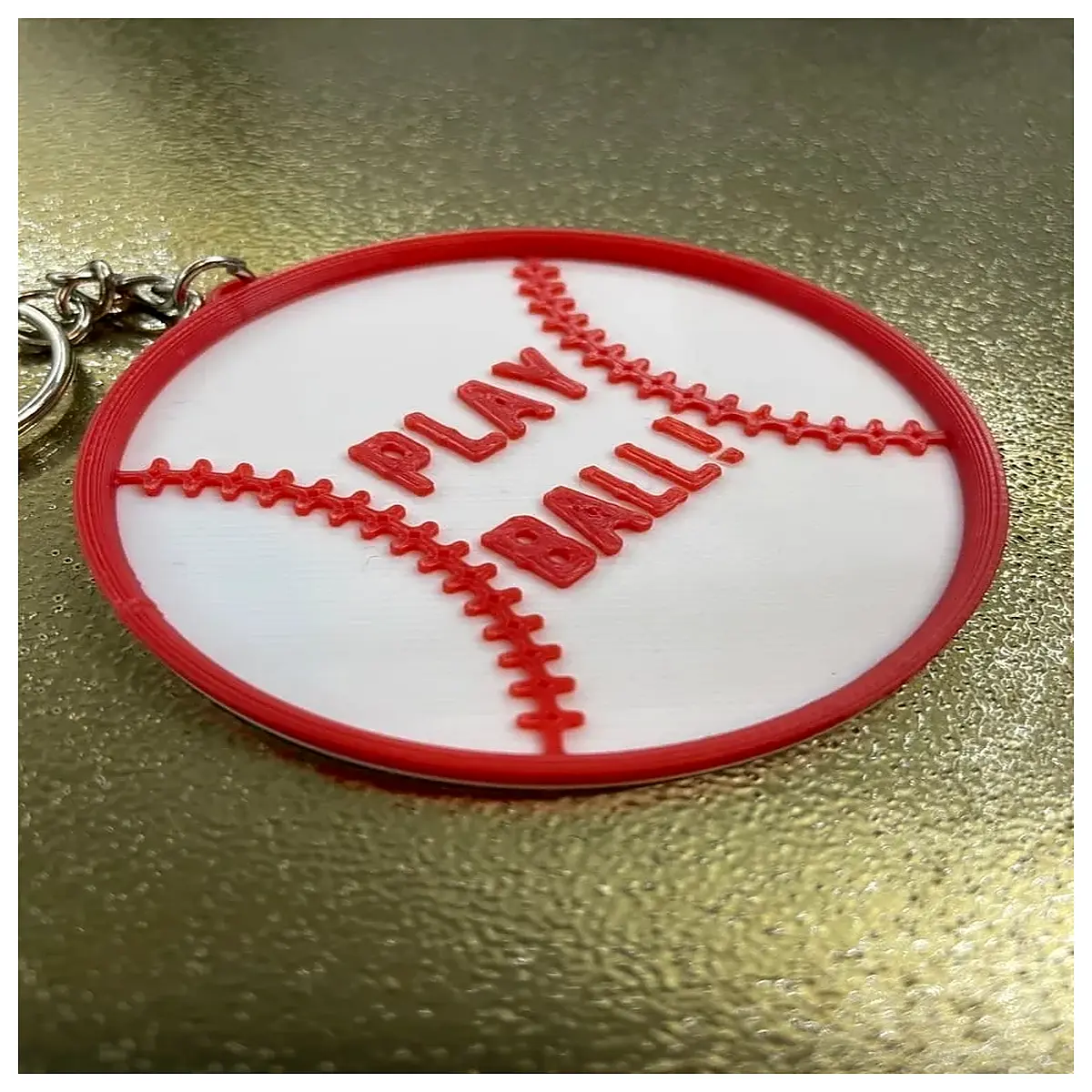 Baseball Opening Day Keychain Team Commemorative Gift Sports Present Baseball Keychains Game Day Memorabilia