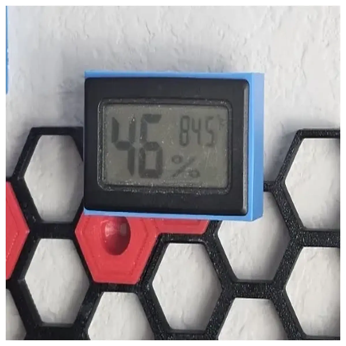 hexagon wall decor hygrometer thermometer combo set for nursery home office monitoring humidity levels