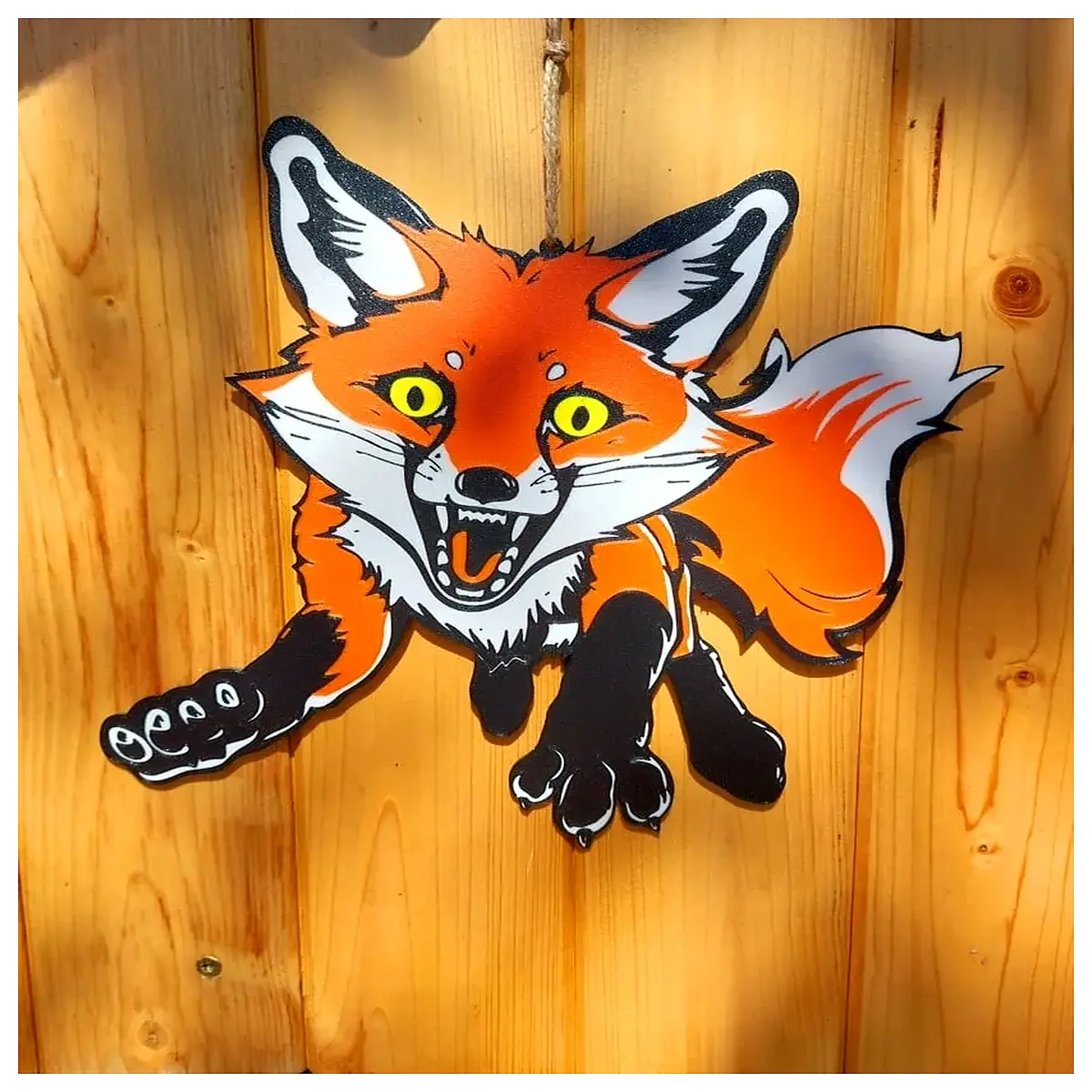 halloween window clings spooky fox decal scary autumn home decor