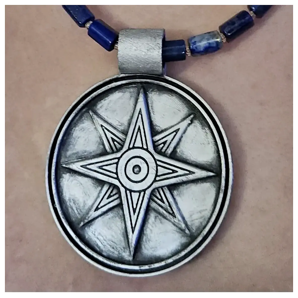 Inanna Ishita Star Pendant Necklace Jewelry Women Native American Style Silver Charm Bracelet Her