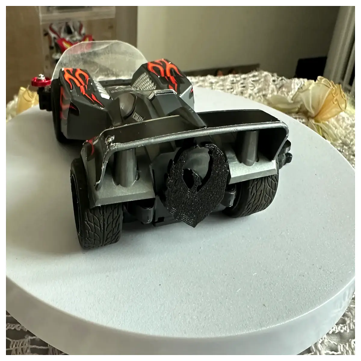 Mini 4WD Tail Cover Phoenix Protective Shell Parts Replacement Accessories Car Toy Parts Cover