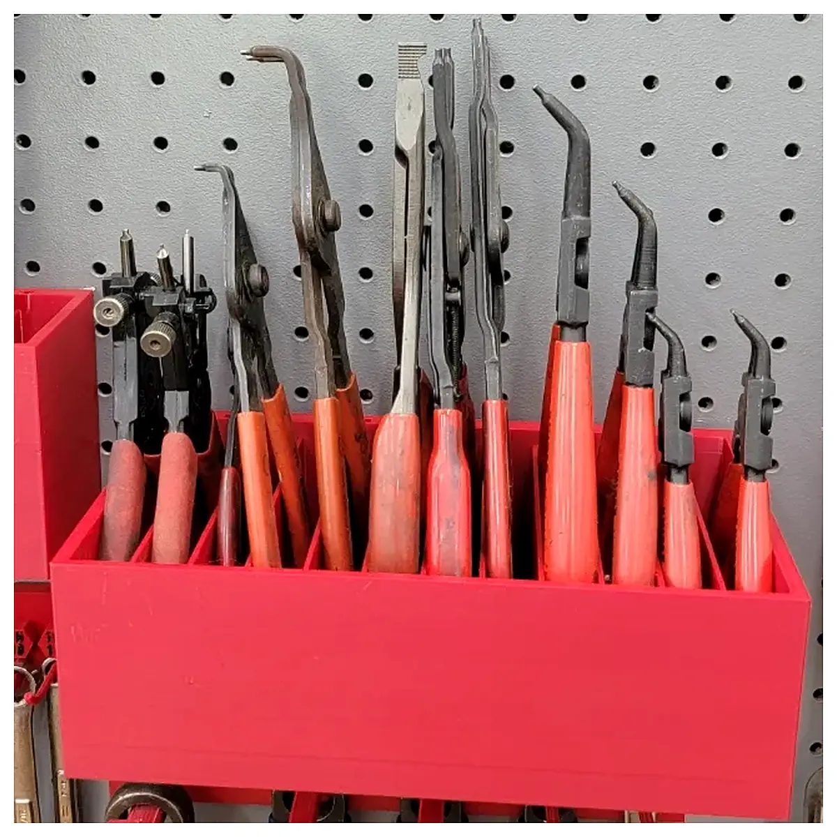 pegboard hook pliers holder rack for workshop tool organization storage organizer