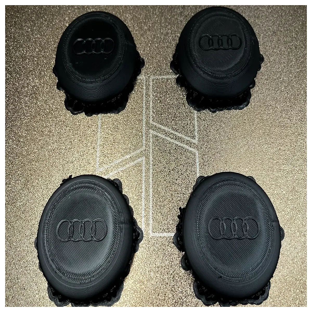 Wheel Covers Replacement Rim Cover Protection Car Parts Sports Wheel Covers Upgrade Decoration Suitable for A4 A6 Q5