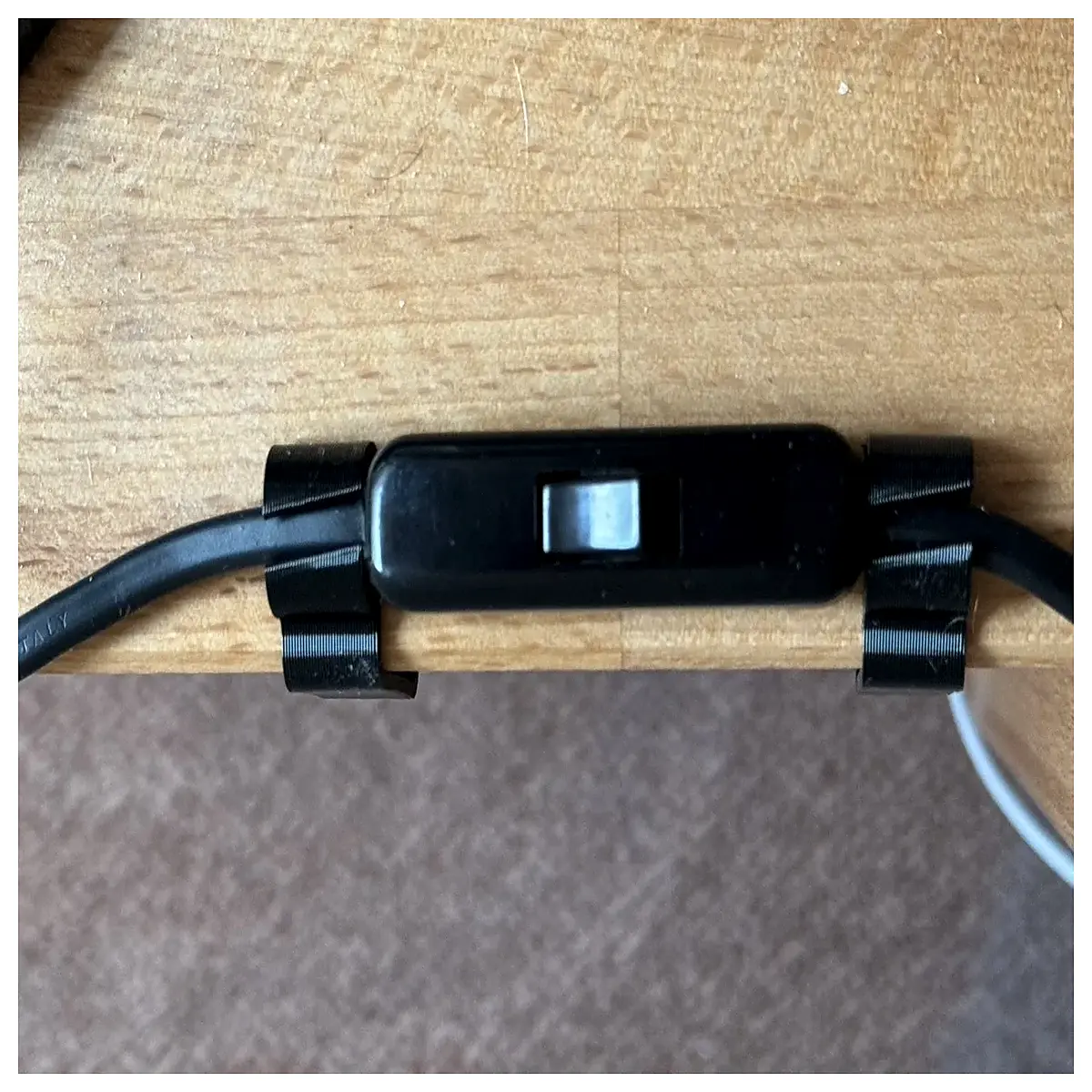 Bedside Power Cord Switch Bracket Installation Accessory Power Line Support Extension Cable Decorative Accessories Quick Install