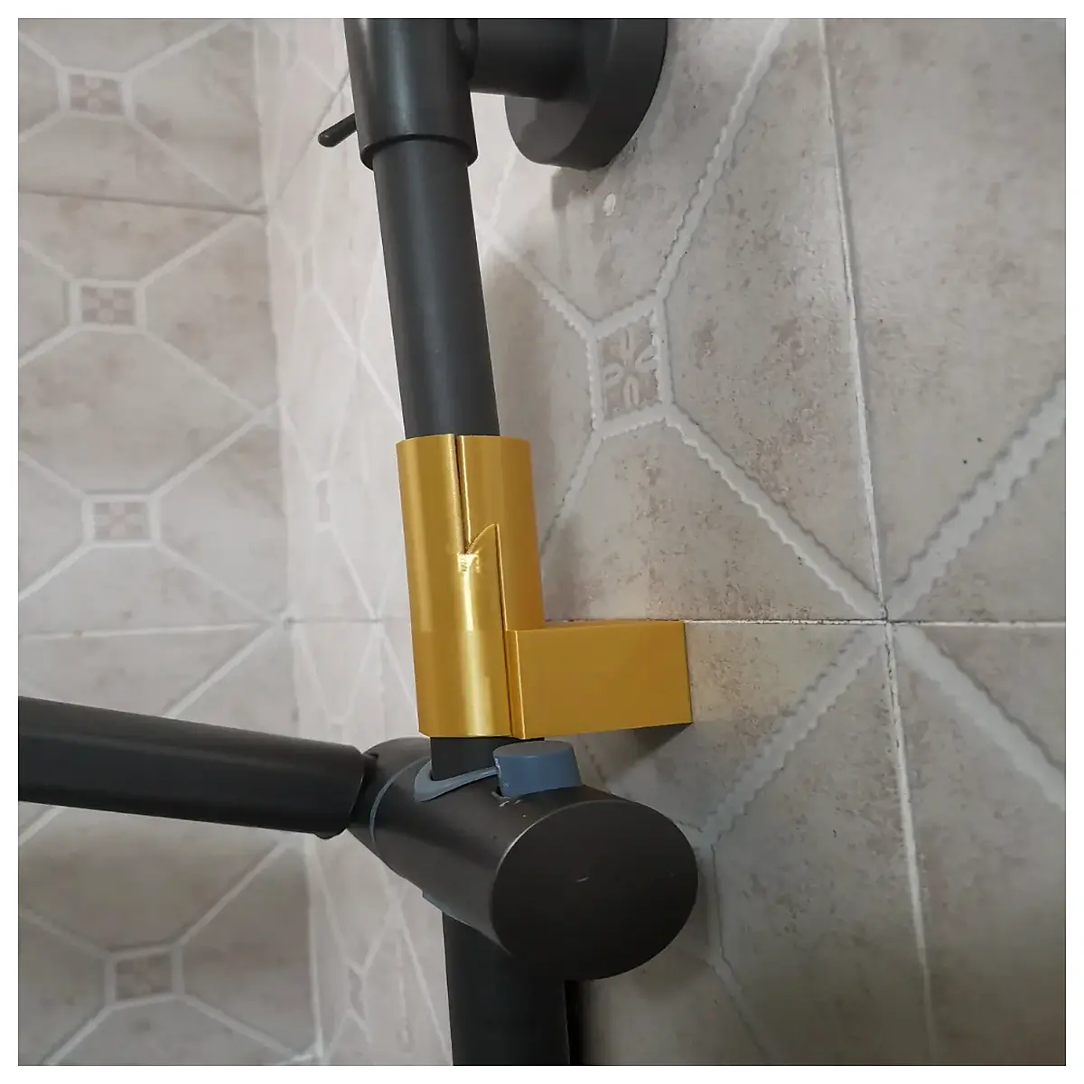 shower pipe spacer brackets bathroom tile gap holders plumbing support clips for pipes and shelves