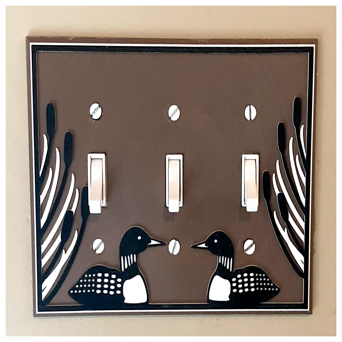 bird reed wall switch plate cover decorative switch frame for home decor living room bedroom