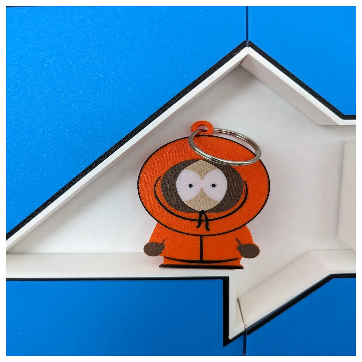 Kenny Keychain Southpark Funny Cartoon Keyring Creative Gift Daily Carry Anime Accessory Key Charm