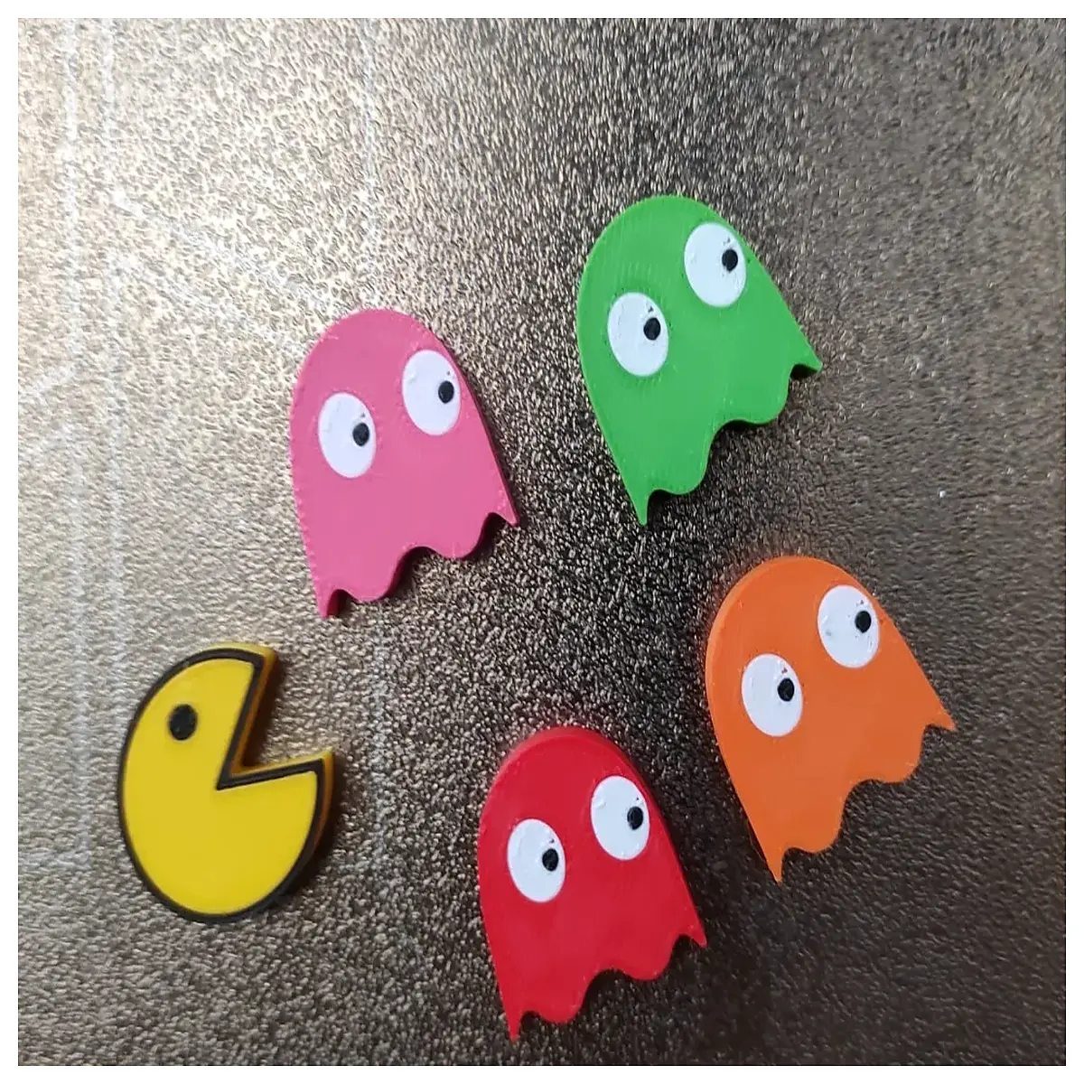 Pac Man Fridge Magnet Classic Game Magnet Decoration Cartoon Character Stickers Room Decor Anime Accessories Magnetic Fridge Decal